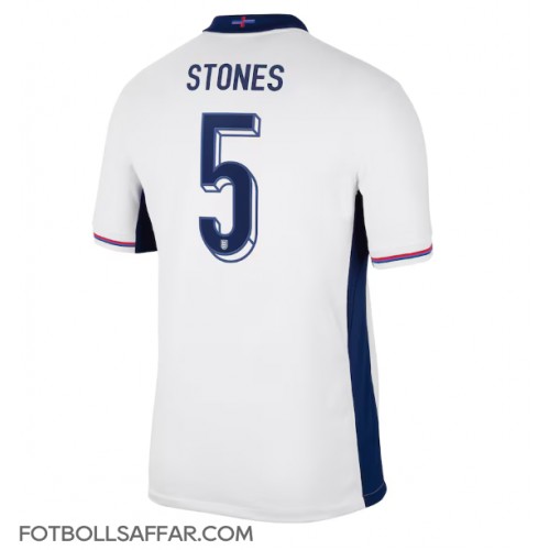 England John Stones #5 Hemmatröja EM 2024 Kortärmad